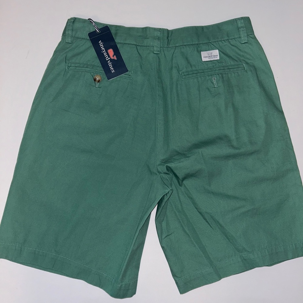 NWT Vineyard Vines Club Short men’s flat front 9” chino‎ shorts, green size 30 - Picture 8 of 9